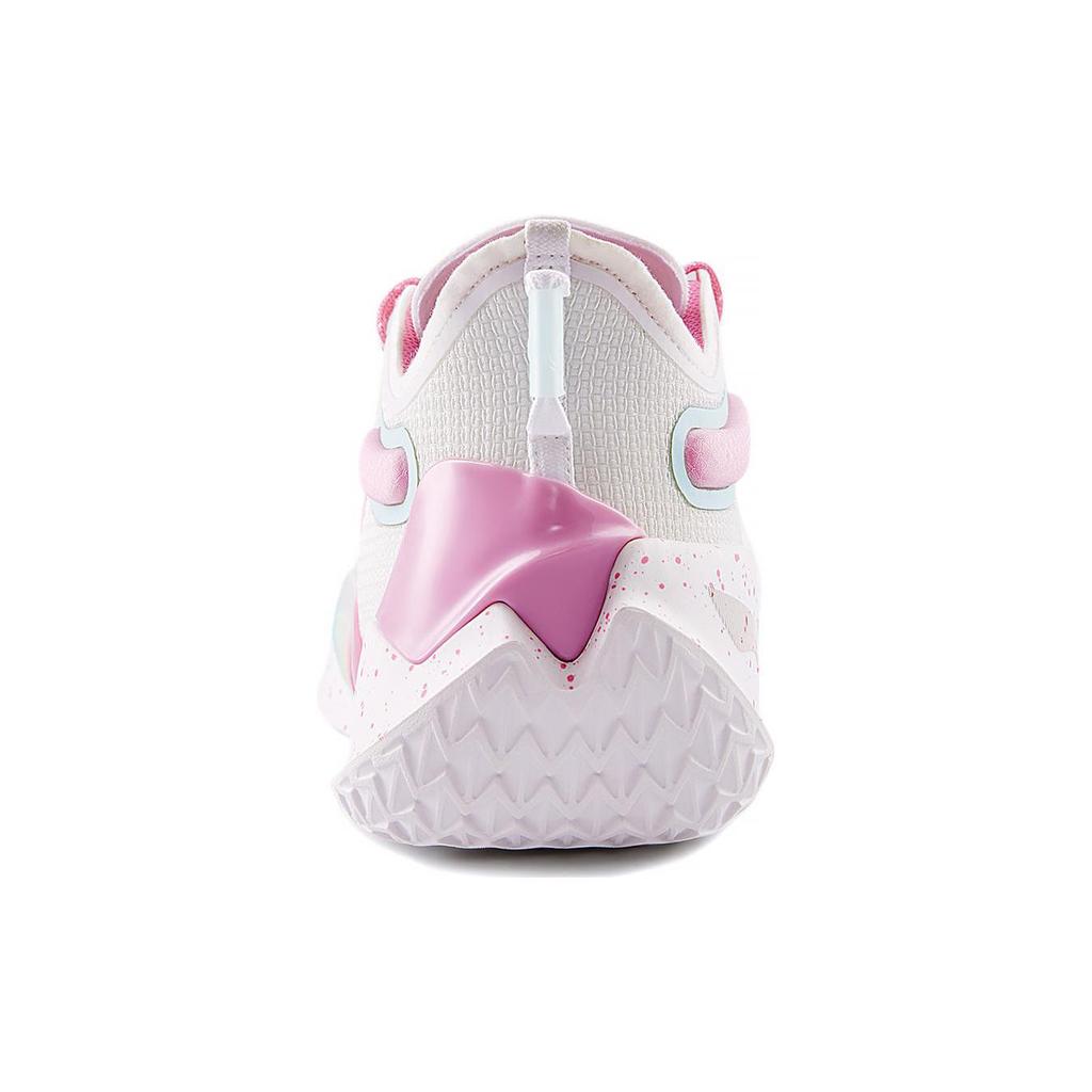 New LINING JB1 Basketball Shoes Men Low Top White Blue Pink ABAS051-17