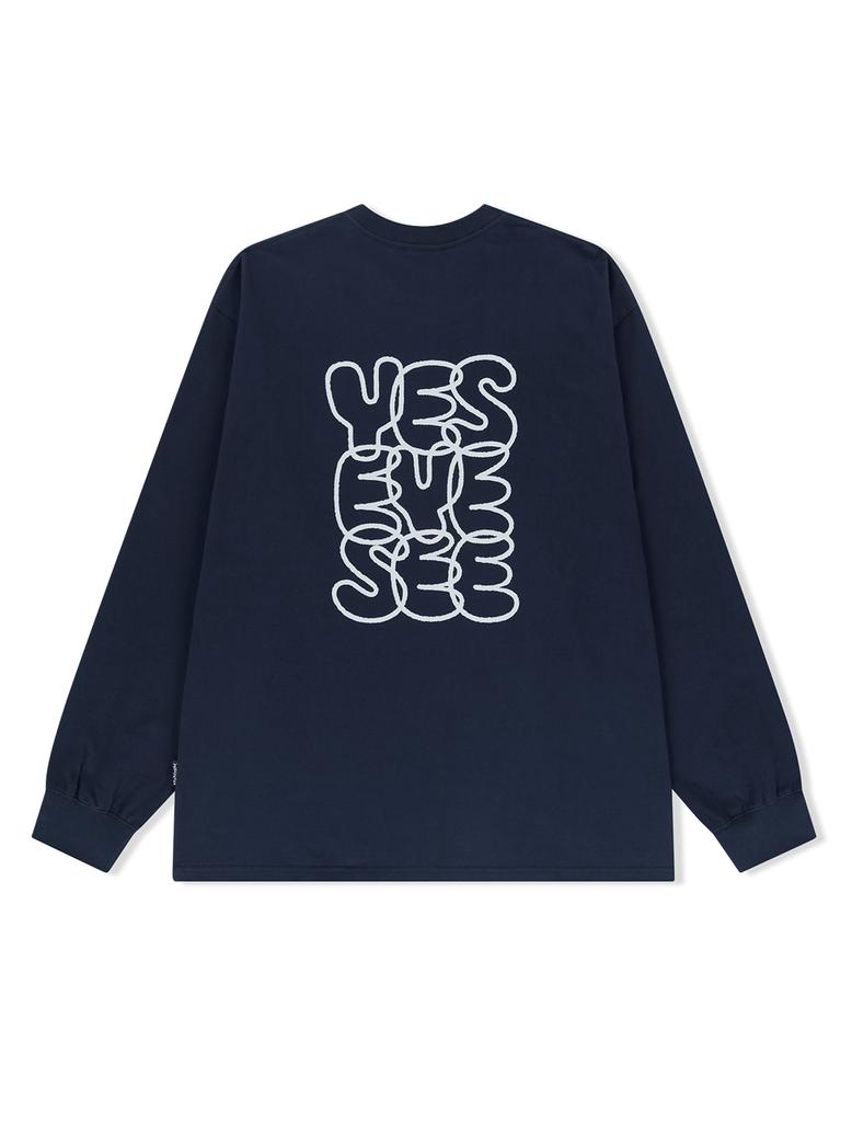 YESEYESEE C-Logo L/S Navy