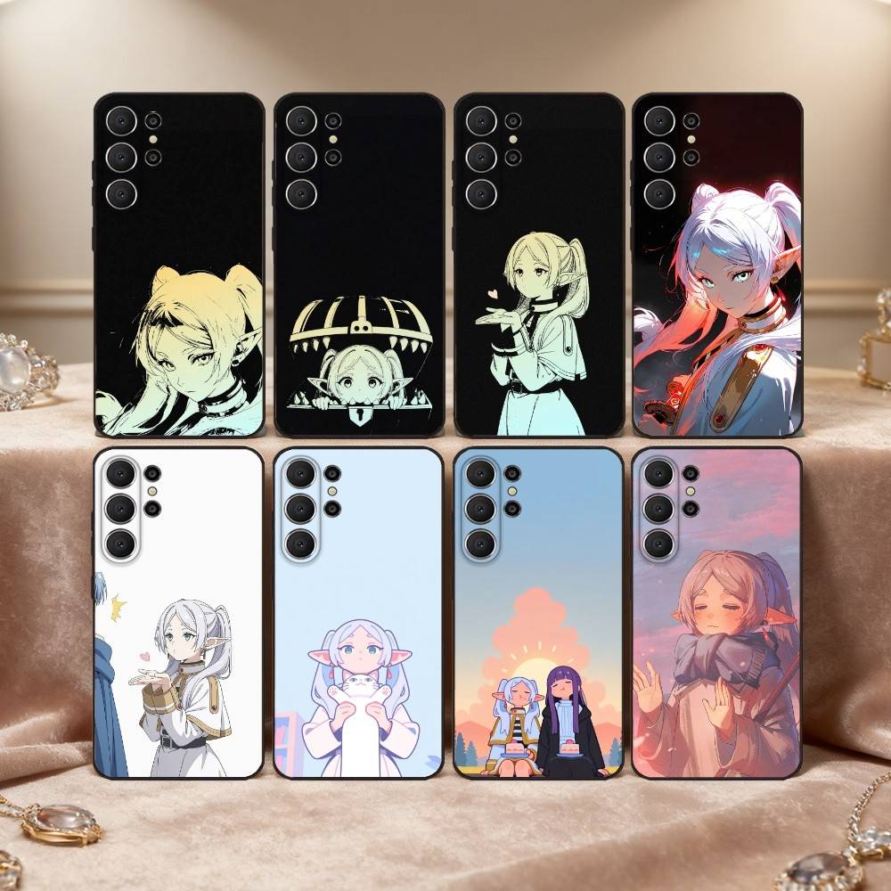 S-Sousou No F-Frieren Phone Case For Samsung S26,S25,S24,S21,S22,S23,S30,Ultra,S20,FE,Lite,10,9,Black Cover