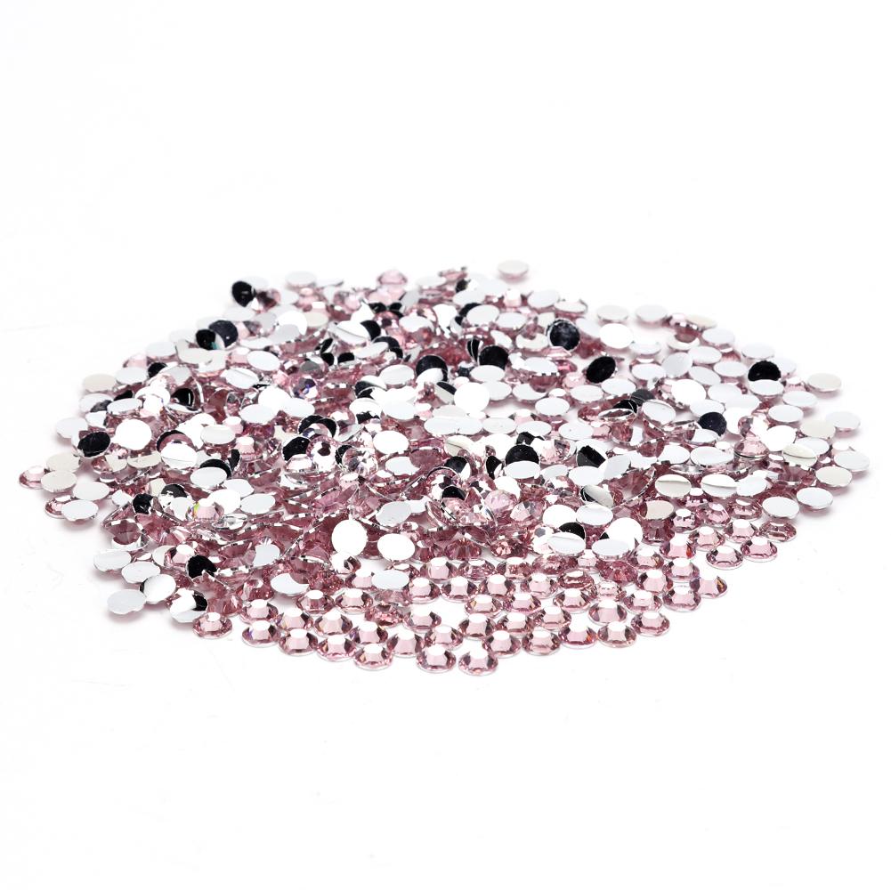 30g 6mm Acrylic Gemstone Flat Back Crystal Rhinestone for DIY Nail Arts Garments