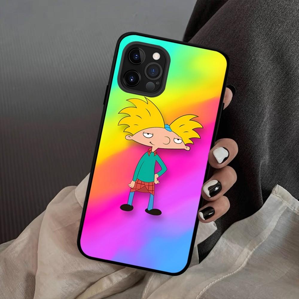 HEY ARNOLD Phone Case For IPhone 15 14 11 12 13 Mini Pro XS Max Cover 6 7 8 Plus X XR SE 2020 Funda Shell