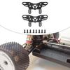 2 Pieces Carbon Fiber Plate for Suspension Arm Black Professional Assembly Upgrade Sturdy Front and