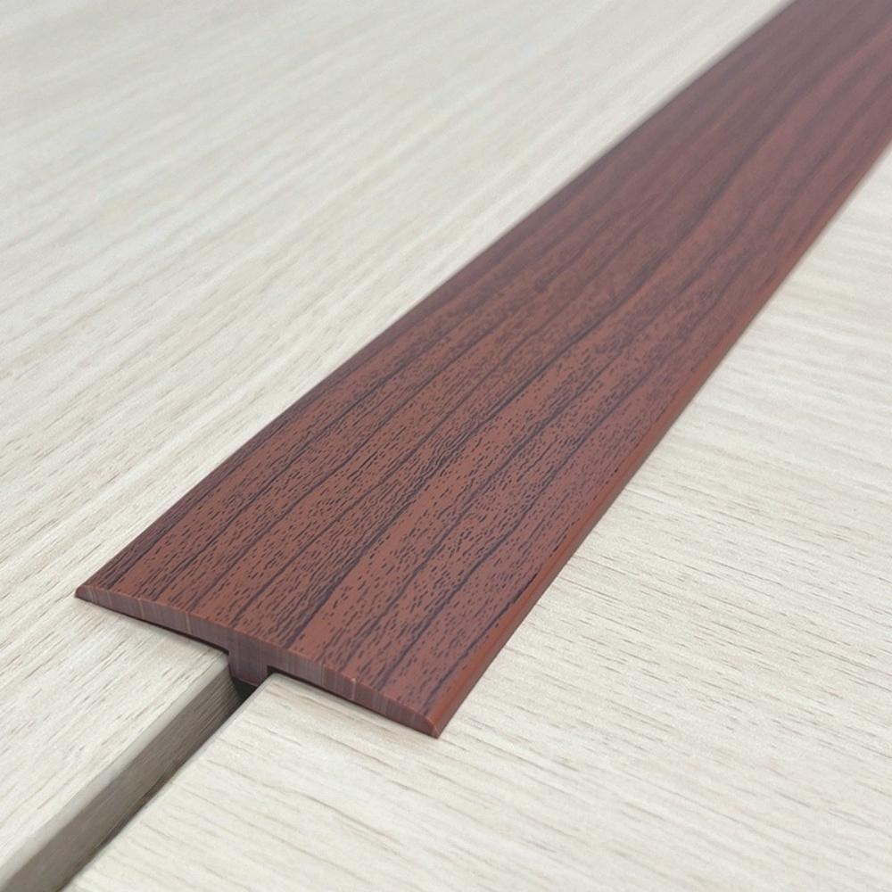 1pc 118.11inX1.97in Carpet To Tile Floor Transition Strip Self Adhesive T-Molding Threshold Household Divider Cover Doorway
