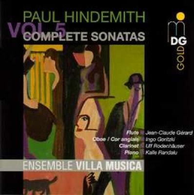 CD PAUL HINDEMITH; KALLE RANDALU - Complete Sonatas 5  MDG30406952 Musikproduktion 1996 Germany Classical Used