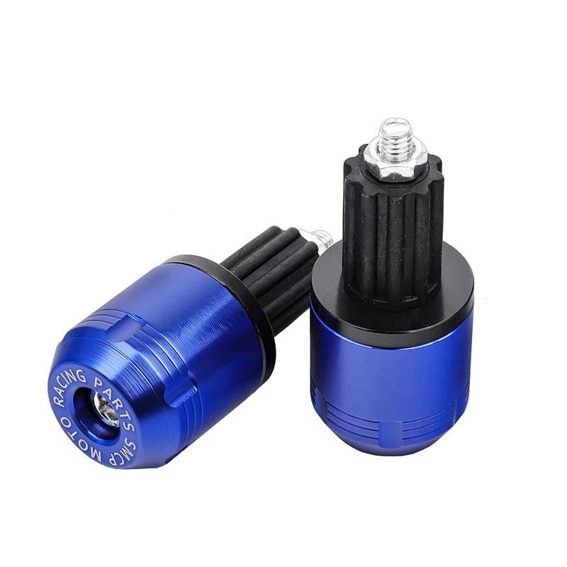 1 Pair 7/8" 22mm Motorcycle Handlebar End Universal Aluminum Handle Bar Grips Cap Gear Balanced Plug Slider Counterweight