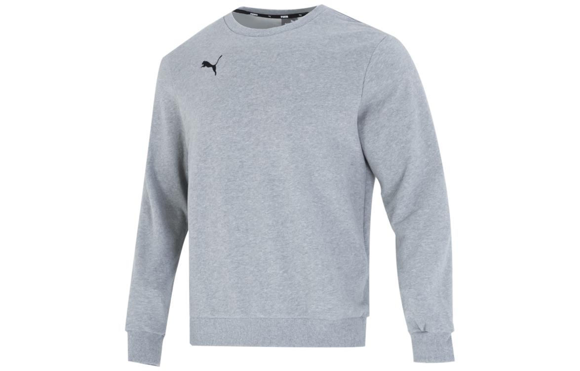 PUMA MMQ Sweatshirts Men s Gray Crew Neck Moderate Regular 656933-33 S