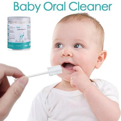 Infant Dental Care Clean Gauze Toothbrush Paper Rod Baby Tongue Oral Cleaner Oral Cleaning Brush