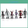 Fascinantes 6 Peças Fnaf Five Nights At Freddy's Figuras de Ação Para Fãs Entusiasmados