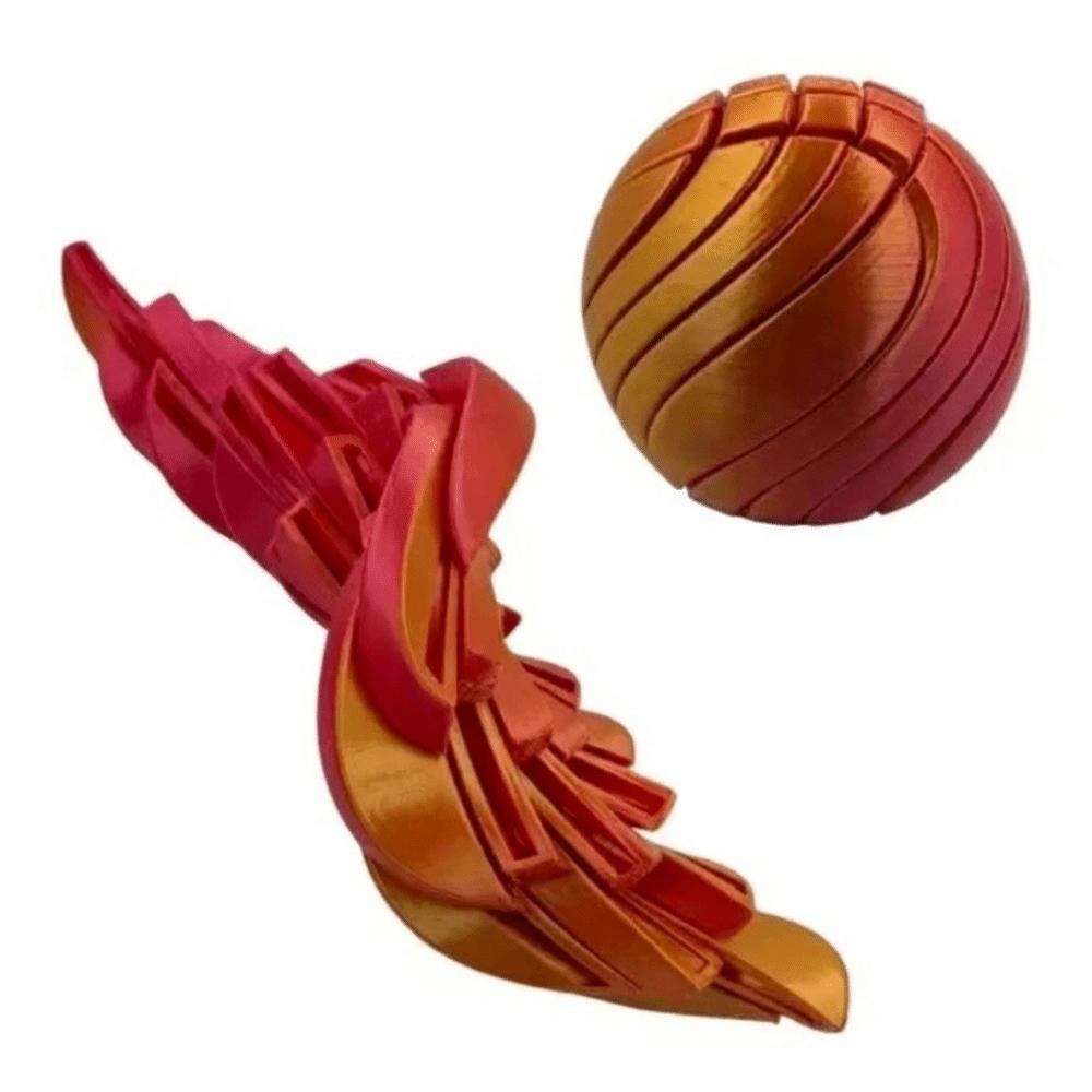 Relaxation 3D Printed Twistsphere Fidget Toy Creative Anxiety Relief Toys  Office Use