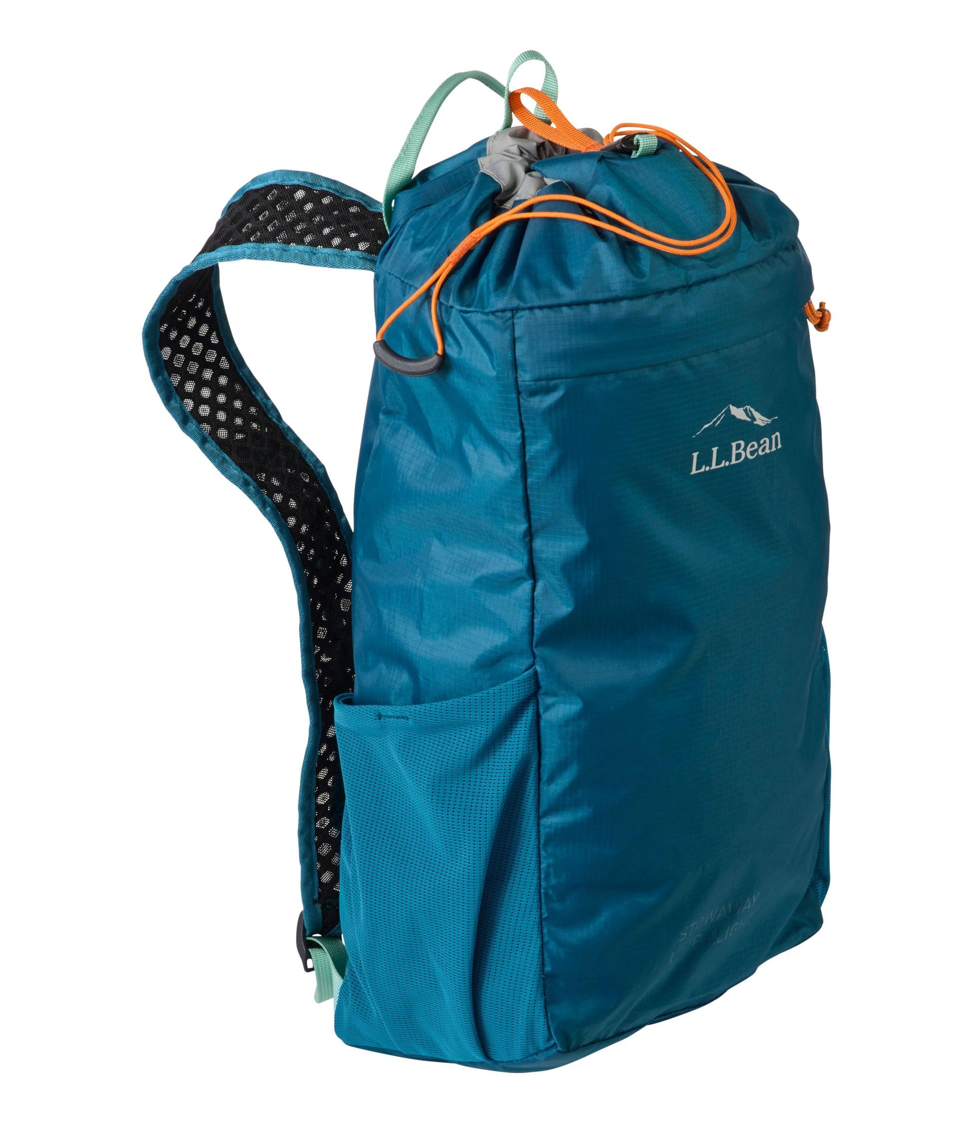 

[L.L.Bean] Stowaway Ultralight Drawcord Day Pack, One Size Fits All, Mallard Teal Blue, 1000311760