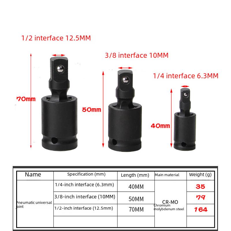 Cheie electrică cu articulație universală pneumatică cu articulație manșon mobil