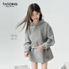Taochong Mädchen-Akademie-Stil Sweatshirt & Rock Zweiteiliges Set