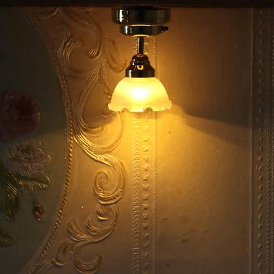 1:12 Puppenhaus Miniatur LED Licht Deckenlampe Kronleuchter Möbel Beleuchtung Haus Modell Dekor Spielzeug Puppenhaus Zubehör