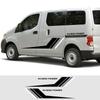 2 bucăți autocolante laterale pentru ușa mașinii pentru Nissan NV200 Evalia DIY autocolante de peliculă de vinil dungi grafică stil Tuning auto