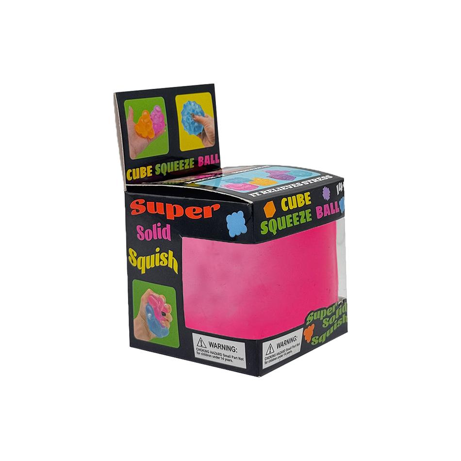Schylling Needoh Nice Cube Cubo Sensoriale Fidget Cubo Sollievo dallo Stress Ansia Strumento Sensoriale per la Concentrazione ADHD e Scrivania d'Ufficio Gadget Calmante
