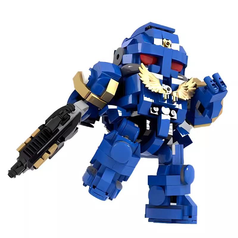 M Building Block Compatible Lego 165180 Space Marine, Puzzle Assembly Robot Toy Model