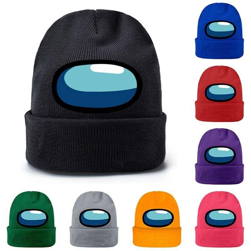 Winter Adults Unisex Knitted Beanie Hat Boys Girls Warm Cap Woolen