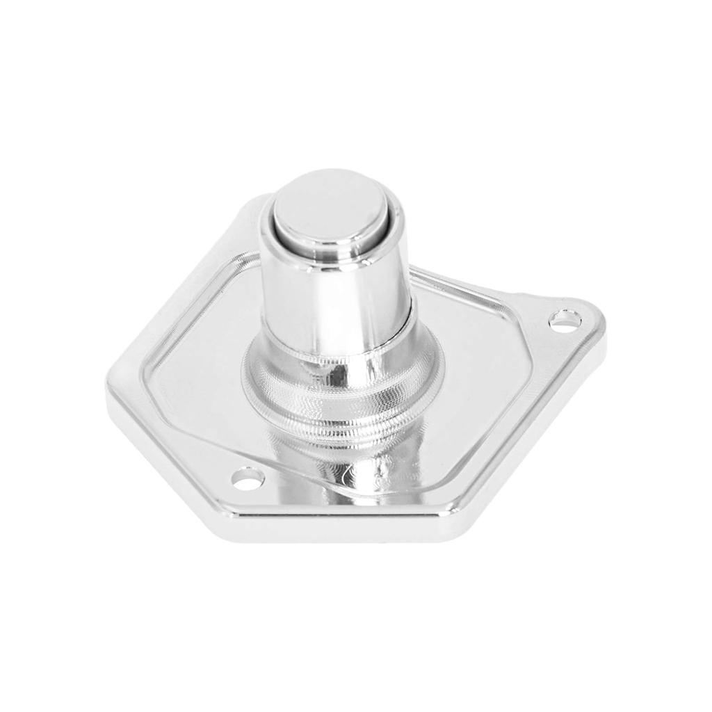 Motorcycle Solenoid Cover Push Starter Button Starter Button Cover Fit for Harley Dyna Street Bob Fat Bob Touring Electra Glide 1991-2017 (Chrome