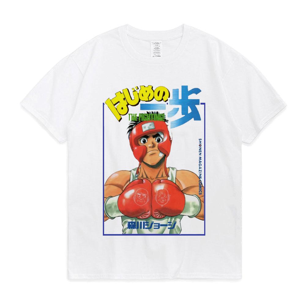 2026 Anime Hajime No Ippo T Shirt Makunouchi Graphic Print Short Sleeve Tee Shirts Cartoon Kamogawa Boxing Gym T-Shirt Streetwear