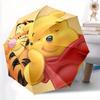 1pc Tigger, Pooh Bear Folding Umbrella, Automatic Folding. It Has Eight Sturdy Ribs, Making It Convenient for Outdoor Use Yy0729037