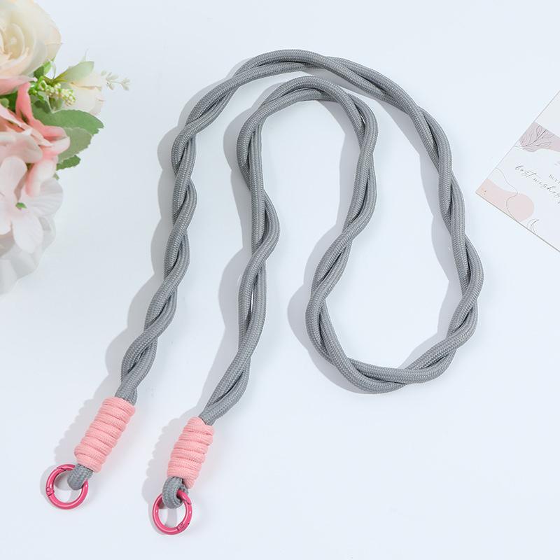 Fashion Mobile Phone Lanyard For Women Girls Adjustable Braided Phone Chain Detachable Phone Decoration Crossbody Rope Gifts
