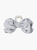 Mellotory Check Chiffon Ribbon Hair Clip (Light Blue)