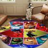 Mira-culous Adventures Round Rug for Livingroom,Bedroom, Palyroom, Chair Rug, Area rug, Circle Carpet, Large Size Decor Fan Christmas gift