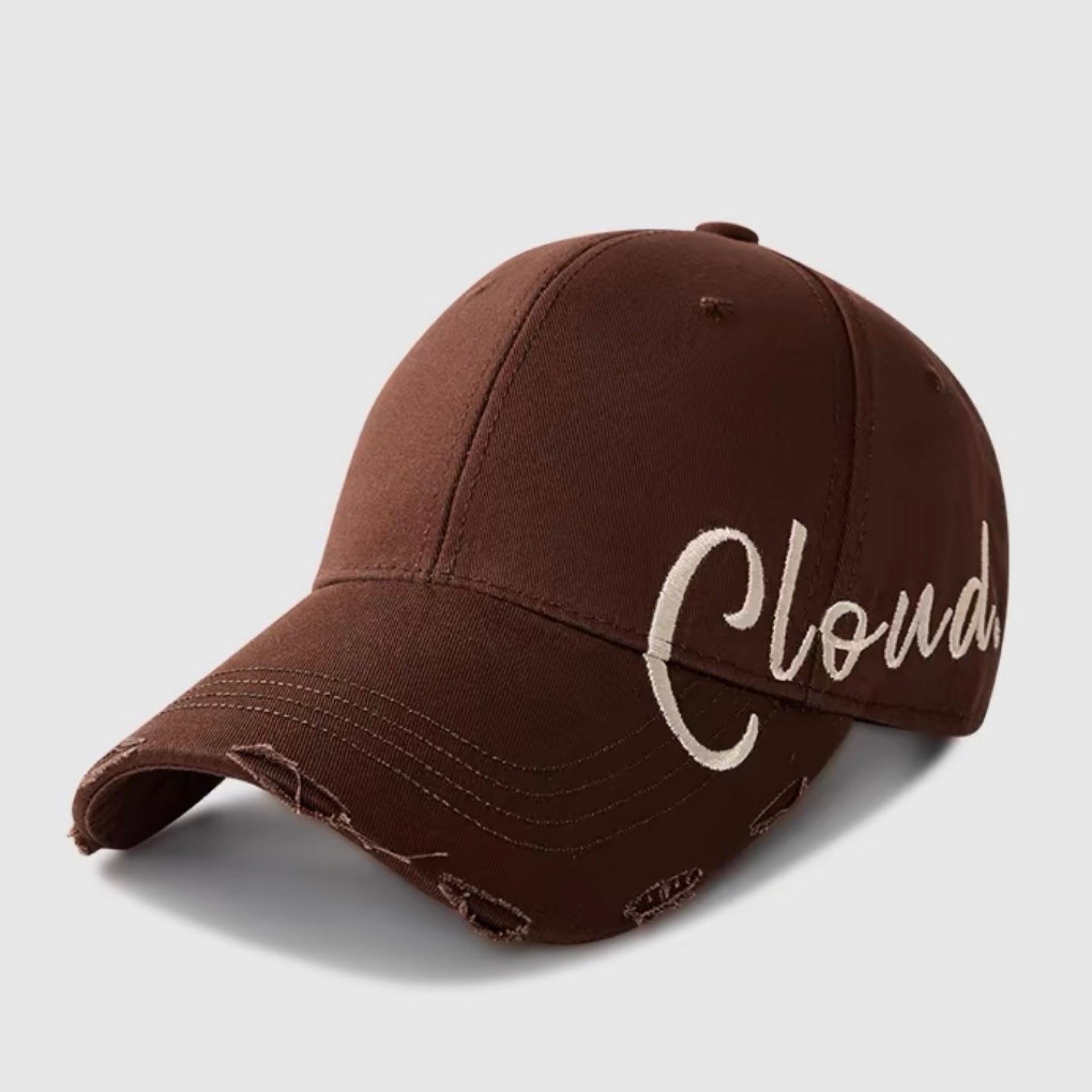 

Черная бейсболка с жестким верхом Женская летняя шляпа с надписями для большой головы Бейсболка Защита от солнца Корейская шляпа Мужская модная вышивка Adjustable