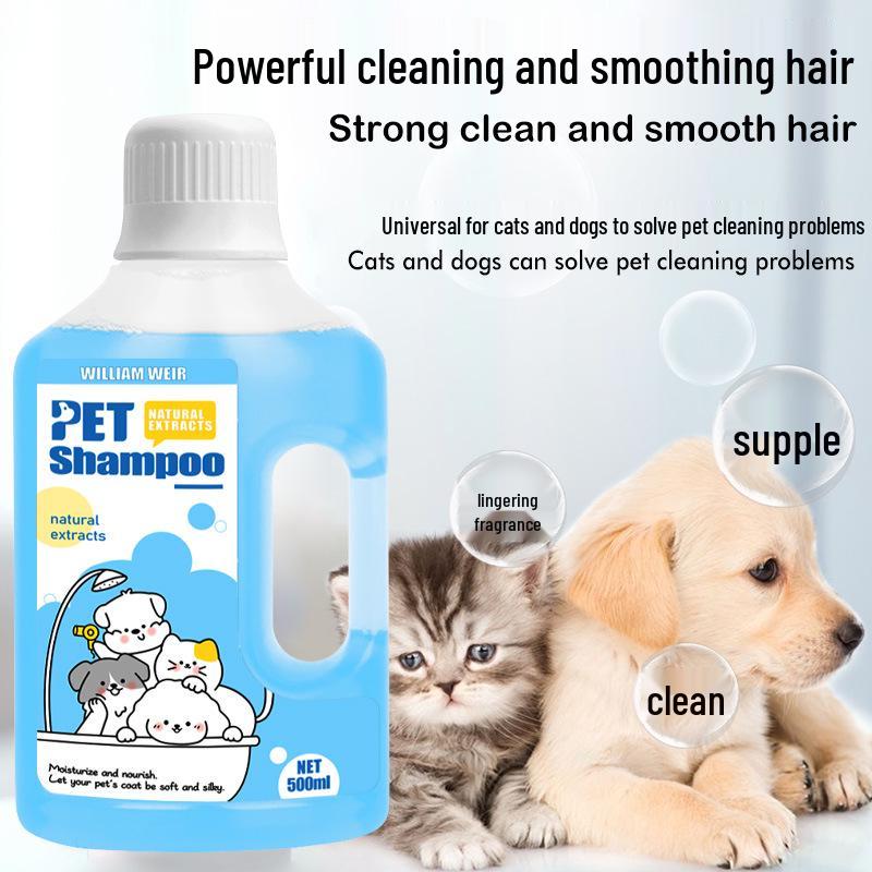 Pet Antibacterial Deodorizing Bath Gel for Cats & Dogs - Soothing Herbal Formula, Anti-Itch & Mite Control.