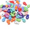 Fashion Fish-shaped Ceramic Beads For Jewelry Making DIY Bracelet Necklace 11x19mm Colorful Porcelain Beads Jewelry Accessories