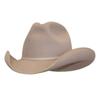 European and American Fashion Rolled Edge 100% Wool Fedoras Hats Women Man Versatile Western Cowboy Hat Hard Top Simple Felt Hat