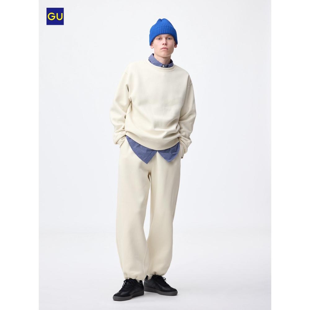 Uniqlo Gu Heavy Weight Sweatshirt Wide Straight Pants