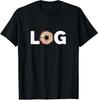 Funny Log Stump Art Tree T-Shirt