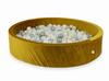 Dry Ball Pit 600 Pieces 130x30 Velvet Gold: Silver, Opalescent, Light Gold, Transparent