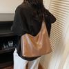 Leather Hobo Bag with Matching Clutch Large Capacity Fashion Shoulder Bag Set