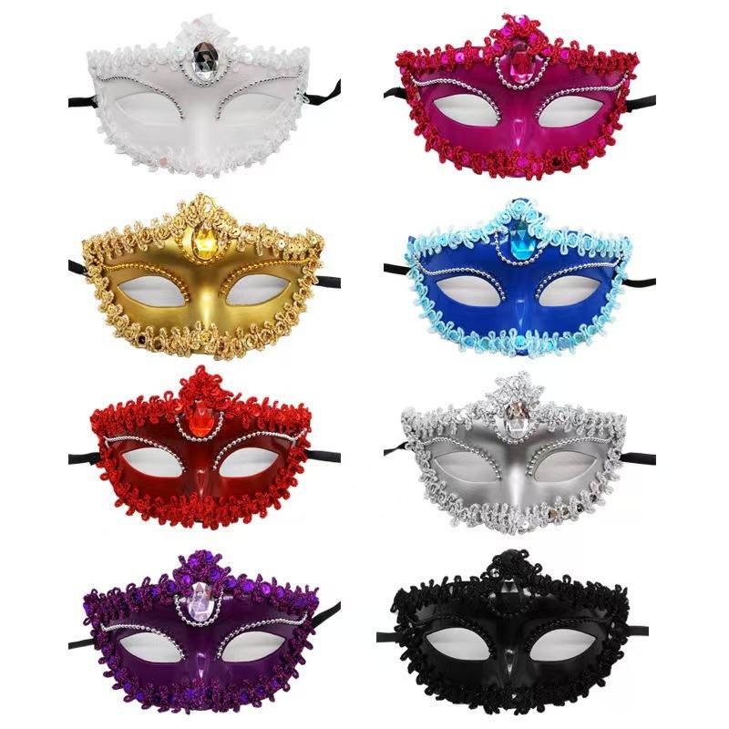 Venetian Masquerade Mask Women Eye Mask Cosplay Prom Props Nightclub Face Mask Party Needs Accessory