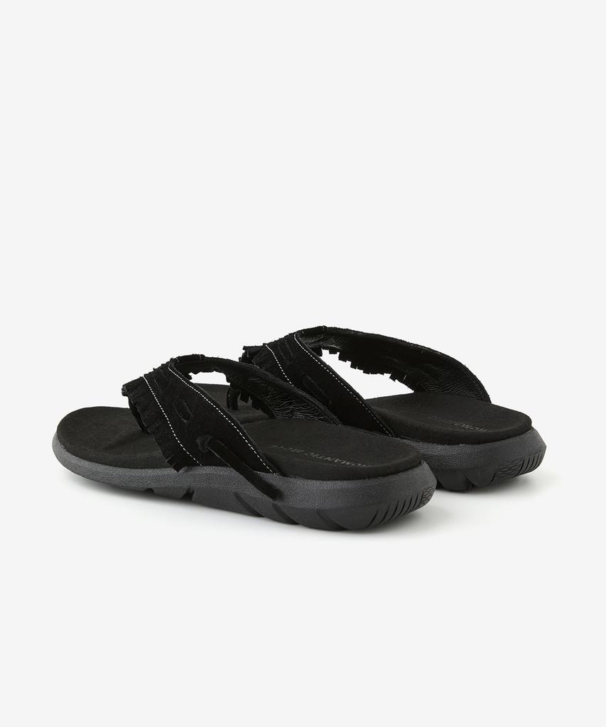 Romantic Move The Loose Flip-Flops R25M703 (Black Suede)