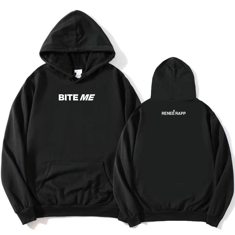 Reneé Rapp Bite Me Hoodies 2025 Album Grafische Print Sweatshirts Met Capuchon Lange Mouw Mode Pullovers Fleece Dames Hoodie Meisje
