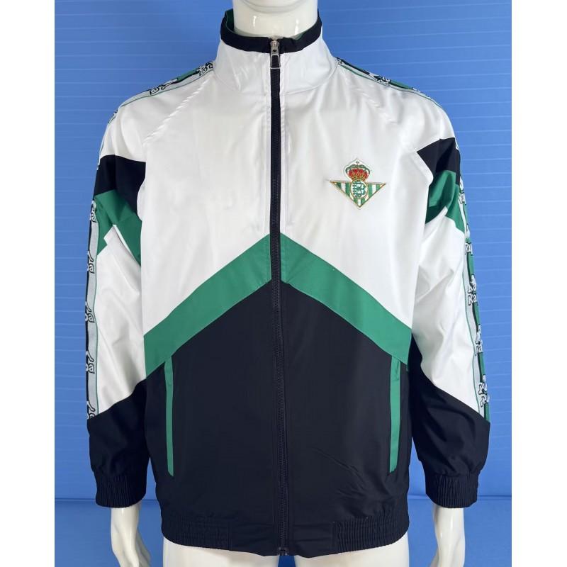 Maglia da Calcio Stile Vintage Giacca Sportiva Casual da Adulto Giacca a Vento Tutto