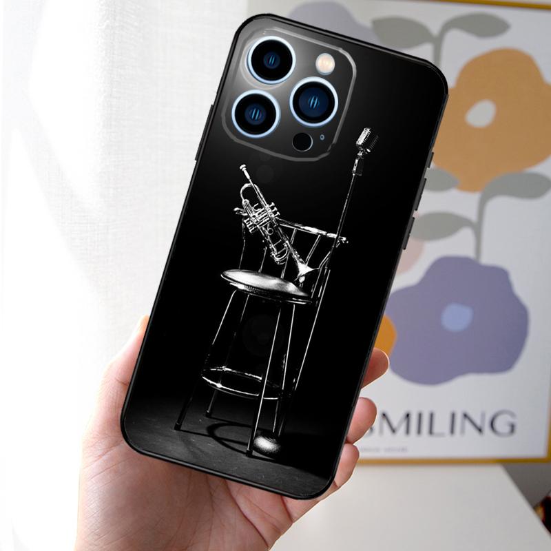 Piccolo Trumpet Brass Instruments Case For iPhone 16 15 14 13 12 11 Pro Max Mini XS X XR 7 8 14 16 15 Plus Back Cover Shell