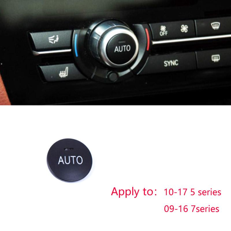 Car Heater Climate Control Fan Volume air conditioning Button Fan Button Cap Cover Replacement for BMW F10 F11 F02 F06 F07