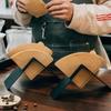 1PC Coffee Filter Paper Rack Coffee Bar Storage Rack Stainless Steel V-Shaped Hand-Washed Filter Paper Large Capacity Bracket