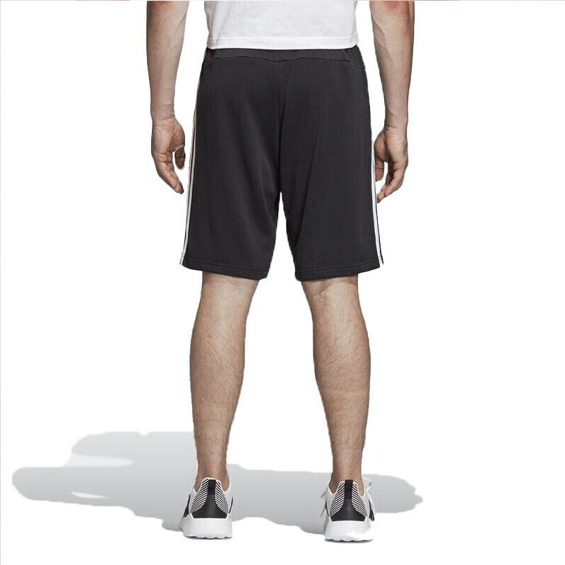 Adidas Essentials 3-Stripes Knit Shorts Men Shorts Black DU7830