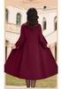 Cappotto Antivento in Lana Snellente da Donna - Sopra il Ginocchio, Caldo, per Primavera, Autunno, Inverno