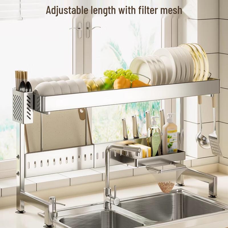 Beifu Stainless Steel Over-Sink Dish Drying Rack