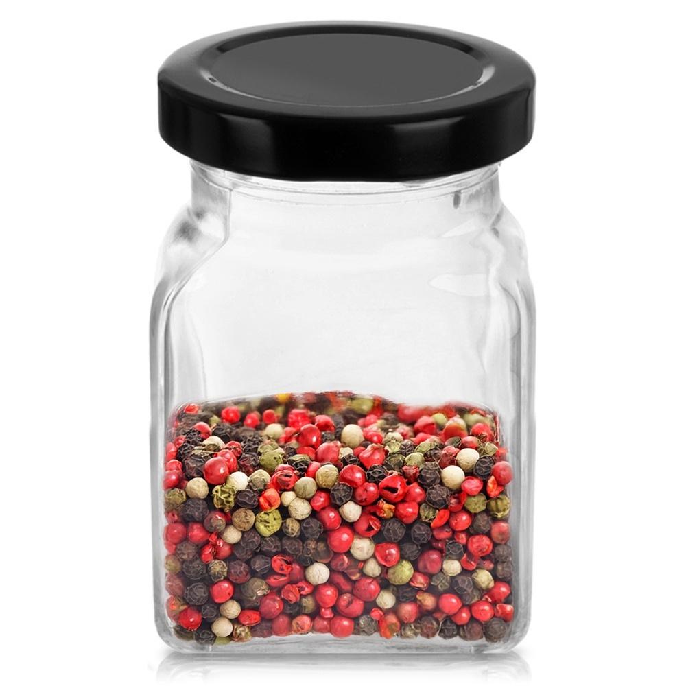 Container For Kitchen Spices Glass Jar Jarlet Container 170 Ml
