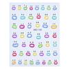 Mouth and Mouth Embossed Manicure Sticker Big Mouth Weird Eyes 3D Jelly Nail Sticker Smiling Face Expression Manicure Sticker