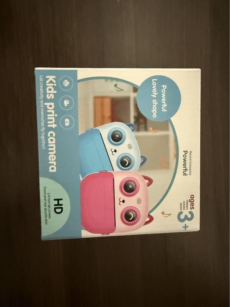 S5 HD Mini Dual Instant Camera for Kids - Thermal Cartoon Printing
