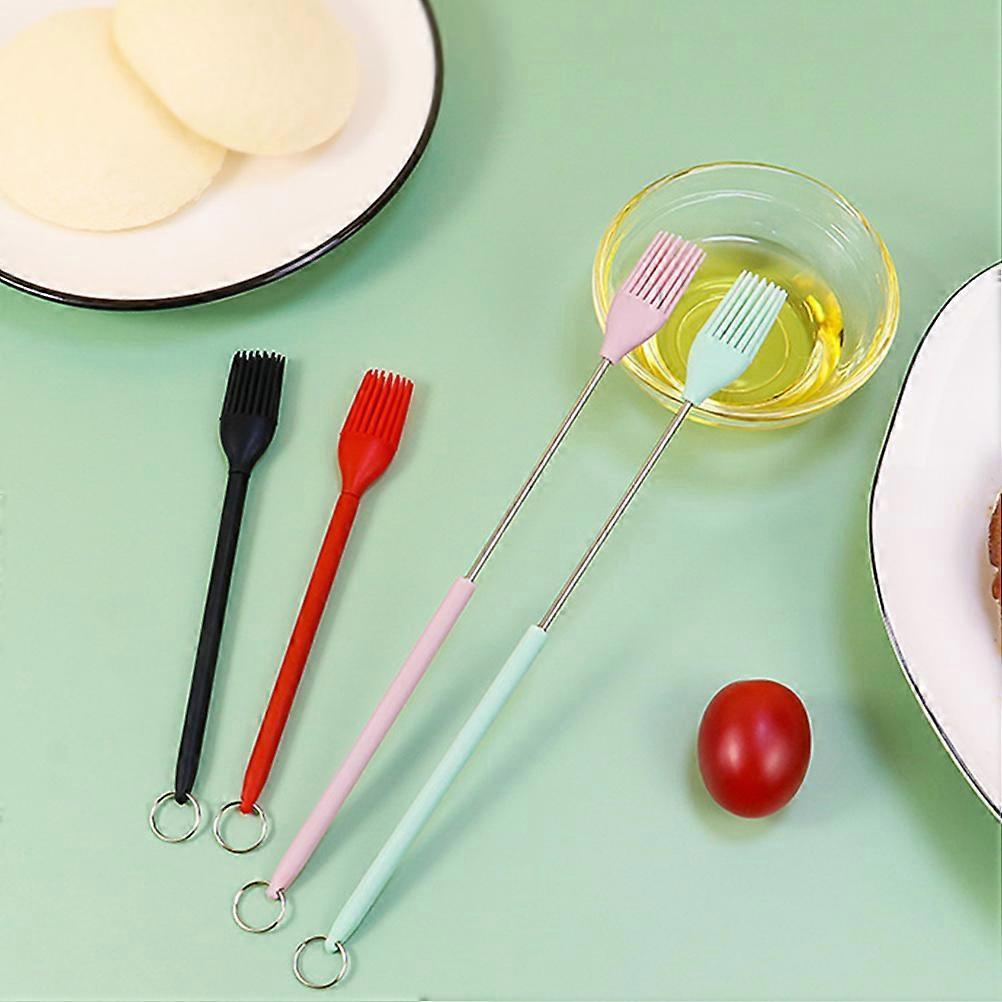 Pastry Brush For Baking 12 Pcs Assorted Color Silicone Basting Brush Ideal For Family Gatherings Barbecues And Kitchen Use
