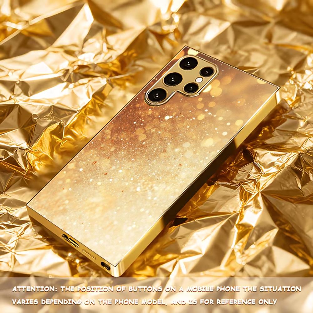 Etui ochronne Atmosphere High-end Galwanizowane Szklane Etui na Telefon dla Samsung Galaxy S26 S25 S24 S23 S22 S21 FE, Ultra, Plus